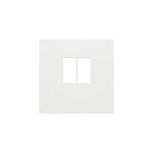 Afwerkingsset enkelvoudige luidsprekeraansl. white