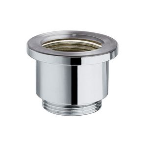 Cylindrische siermoer 1.1/4"voor plug chroom