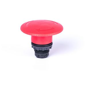 Noodstop paddenstoelknop 60mm behouden, rood