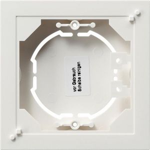 opbouwbehuizing 1-voudig vlak System 55 zuiver wit