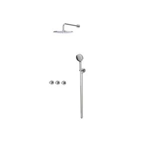 Afbouwdeel regendouche combiset Pact 4 inbouwthermostaat chroom CSP4EXCRBFAA excl. inbouwbox
