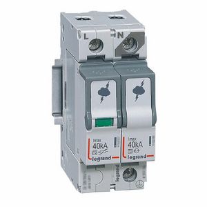Overspanningsbeveiliger T2-1P+N-40kA 1.2kV-320V-2mn