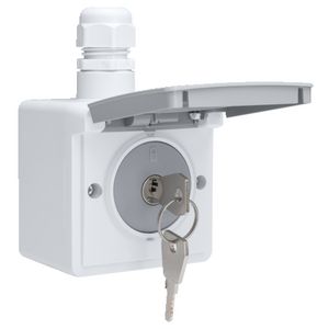 Spuitwaterdicht stopcontact+randaarde slot beschgsafsluiter