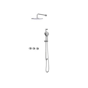 Afbouwdeel regendouche combiset Pact 4 inbouwthermostaat chroom CSP4EXCRBFAB excl. inbouwbox