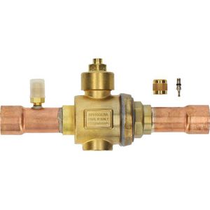 Kogelafsluiter 2-Weg CO2 22mm (7/8") ODS 60 bar schrader