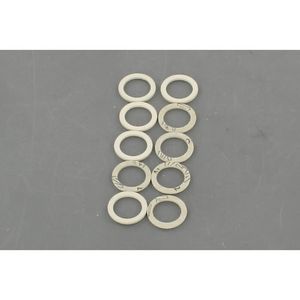 Set a 10st. Pakkingring 1/2" 35HRC 87101030450