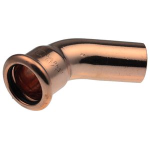 Insteekbocht 45° XPress CU 15x spie 15mm 7040