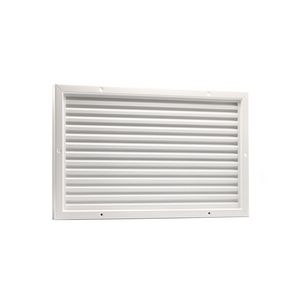 ALU deurrooster 545x345mm wit