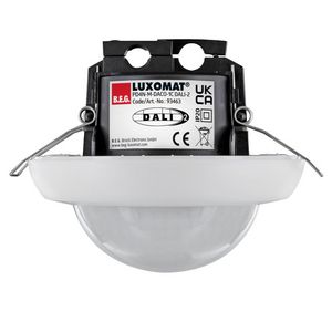 Aanwezigheidsmelder 1C 360gr. IB wit IP20 DALI 24m 2Kanaal