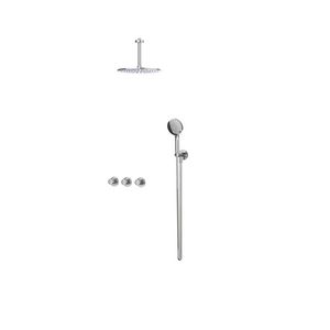 Afbouwdeel regendouche combiset Pact 4 inbouwthermostaat chroom CSP4EXCRBFBA excl. inbouwbox