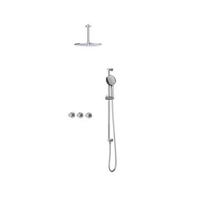 Afbouwdeel regendouche combiset Pact 4 inbouwthermostaat chroom CSP4EXCRBFBB excl. inbouwbox