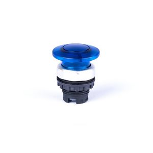 Knop paddestoel 40mm tijdelijk verlichtings-mogelijkheid blauw
