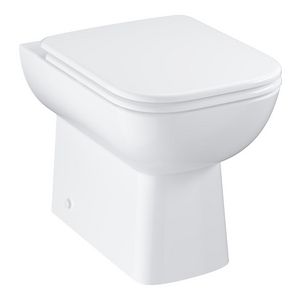 Bauedge ceramic staand closet wit back-to wall 40cm pk diepspoel rimless incl. bevestiging (prof)