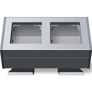 Profiel 2-voudig bevestigingshoek Profiel 55 aluminium