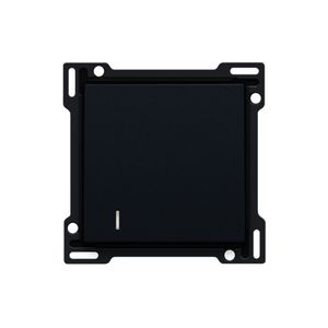 Afwerkingsset hotelkaartschakelaar black coated