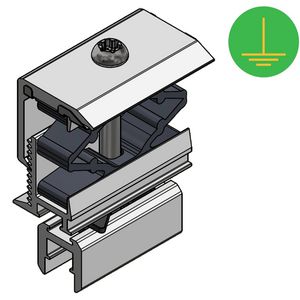 Eindklem voor 28-50mm aluminium