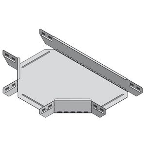 T-stuk vlak 100x60mm thermisch verzinkt
