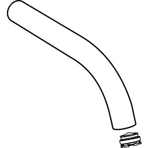 Uitloop D=26mm 225mm