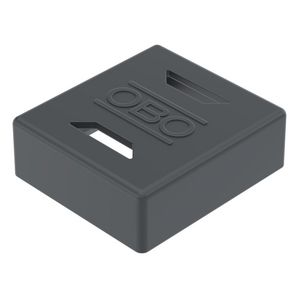 Eindkap voor draagprofiel 44x49x16 Polyethyleen zwart VVE=20