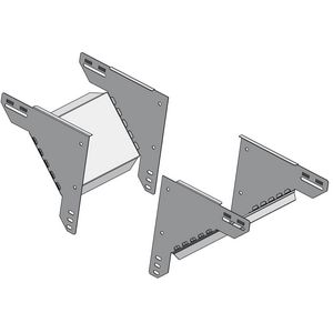 T-stuk verticaal vlak 200x60mm Sendzimir verzinkt