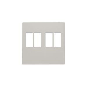 Afwerkingsset voor 2-voudige luidsprekeraansluiting light grey