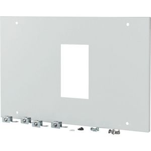 XE-XP frontplaat NZM4 ,3P of z. motorbed. vast B=425mm