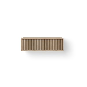 Wastafelonderkast Wood Facet Stripes 100cm 1xla eiken old grey