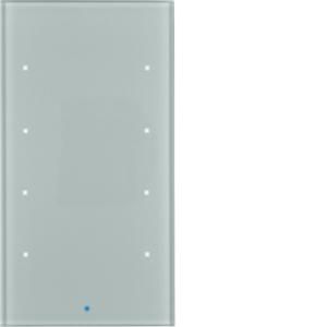 Tastsensor KNX-touch 4-v berker TS Sensor glas alu