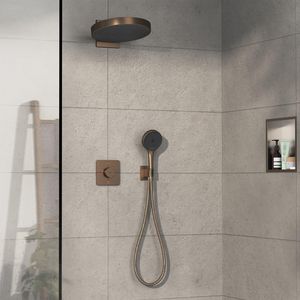 ShowerSelect Comfort Q thermostaat afbouwdeel tbv inbouw Brushed Bronze