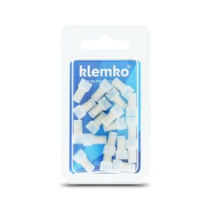 Blister a 25st. geisoleerde eindverbinder D=3mm Nylon