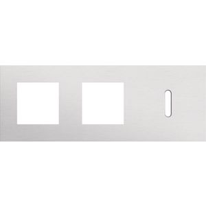 Afdekplaat 3-voud horiz. 71mm centerafst. 155-56706