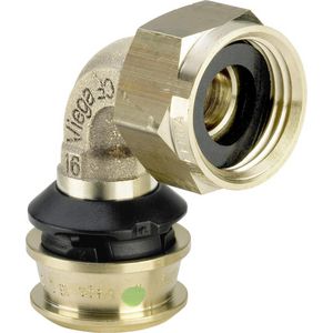 2-del. koppeling haaks pers RAXOFIX 16X1/2"wartel silicium brons 5355