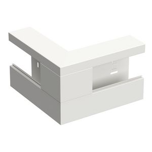 Buitenhoekstuk +D YH-170/72 WGX signaalwit RAL9003