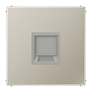 Afdekking edelst.voor mod.jack 1-voudig LS