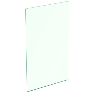 Inloopdouchewand dual access glas 120cm incl. vloerprofiel zilver excl. rechte muursteunen