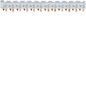 Doorverbindingsrail 3p+N 63A stift 12 1p+N autom. 1M 10mm²