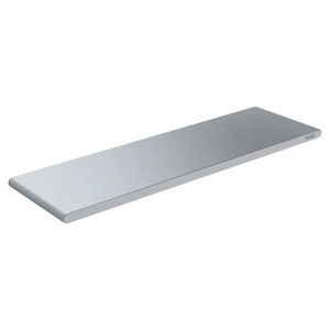 Edition 400 douche-planchet 328x100mm alu. zilver z.wisser