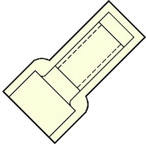 Kist a 50st. geisoleerde eindverbinder 4-6mm²