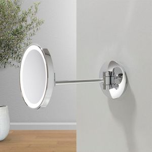 LED Scheerspiegel 1 arm 3x vergrotend ø203mm Chroom MIRROR