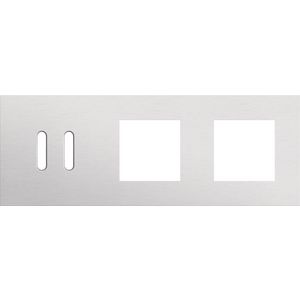 Afdekplaat 3-voud horiz. 71mm centerafst. 155-56707