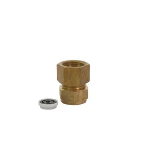 Waterdoseerventiel ProDos DWK 6l/min. messing 15mm klem x 1/2"bi.dr.