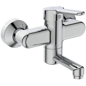 Ceraplus 2 wandmengkraan chroom incl. draaibare uitloop 100mm incl. afsluitbare s-koppeling