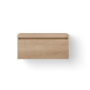 Badmeubel WOODEN BASIC DRAWER 800mm 1x la eiken old grey