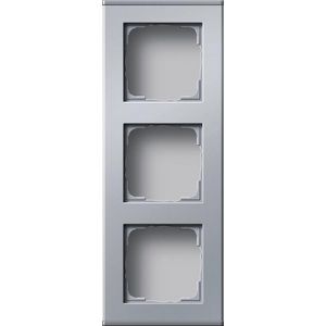 Profiel 3-voudig verticaal + horizontaal Profiel 55 aluminium
