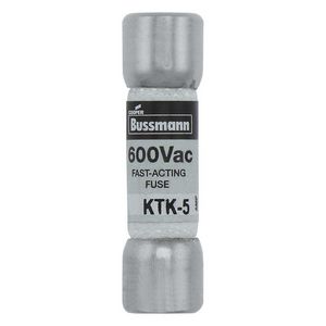 Zekering laagspanning 5A AC 600V 10x38mm UL CSA VVE=10