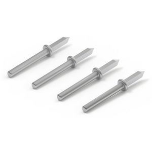 Losse THT-steker zilverkleurig 243-131 VVE=1000