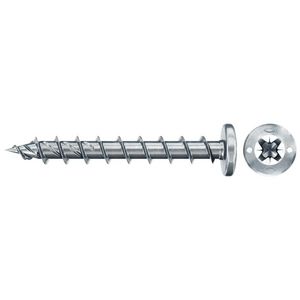 Spaanplaatschroef PowerFast 6x40mm PZ bolkop VD verzinkt VVE=100