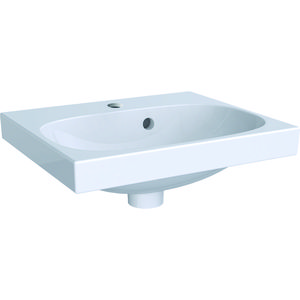 Acanto fontein 45x38cm met kraangat + overloop wit