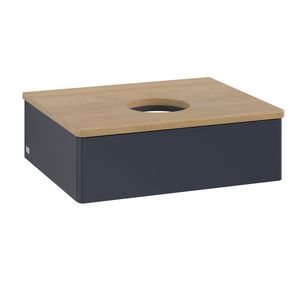 Wastafelonderkast Antao 600x190x500mm Mid.Blue Matt Lacquer L07011HG