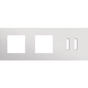 Afdekplaat 3-voud horiz. 71mm centerafst. 155-56708